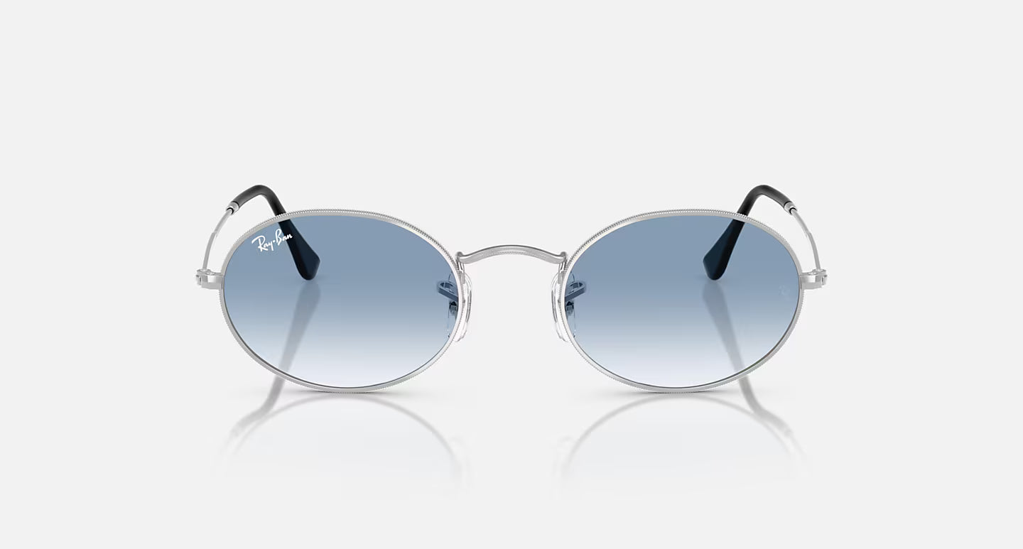 ray-ban oval blue