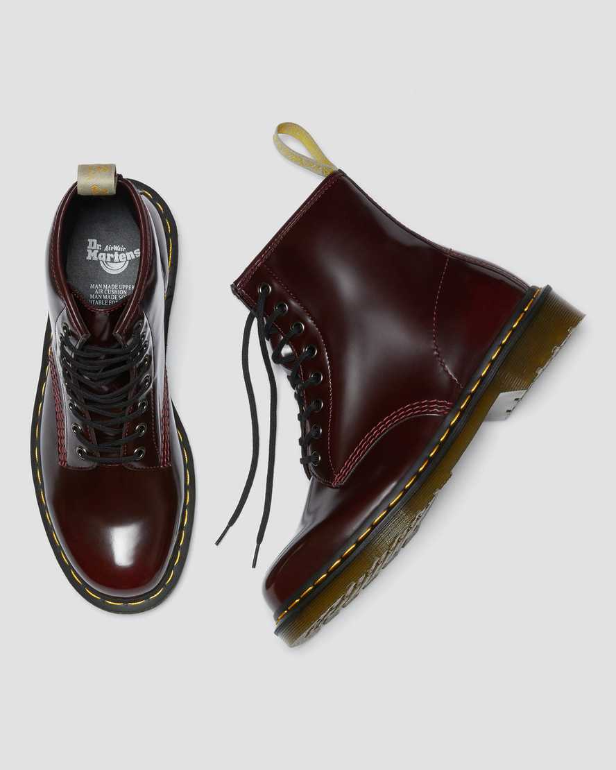 Dr. Martens 1460 Vegan Cherry Red Rub Off