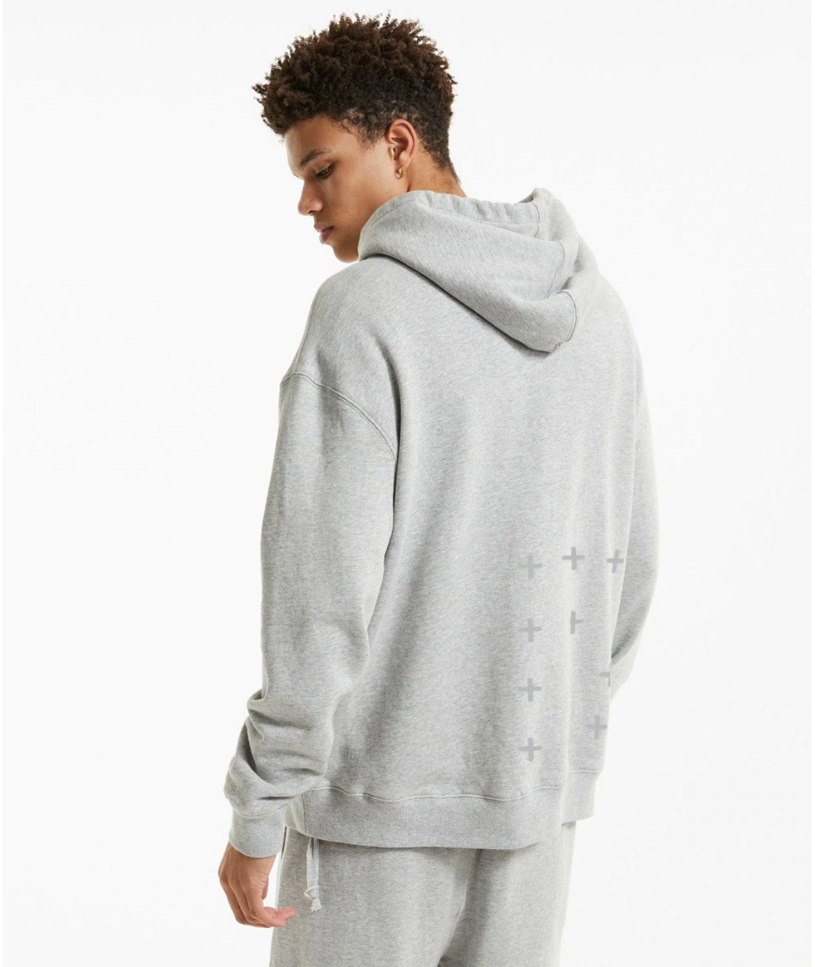 KSUBI 4X4 BIGGIE HOODIE GREY MARLE