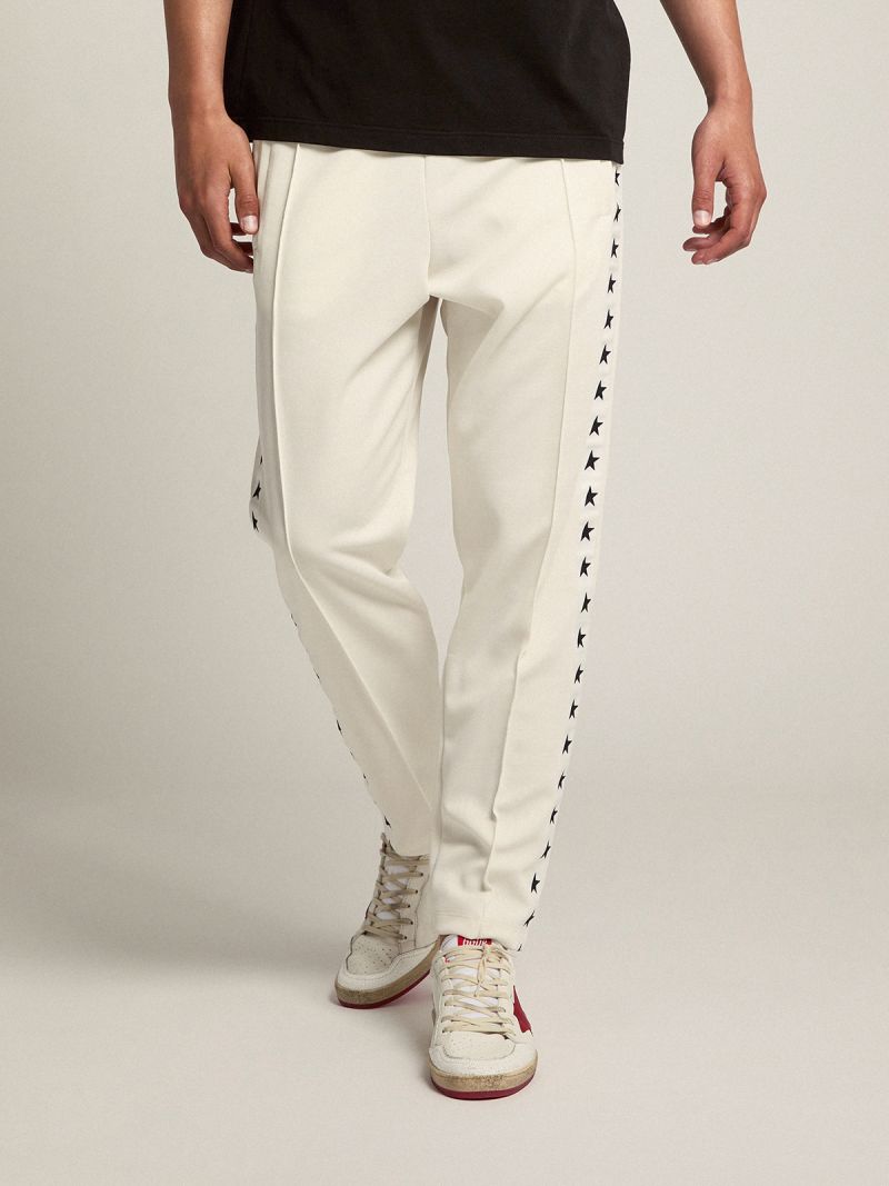 Golden Goose Star Collection Tapered Trackpant (White)