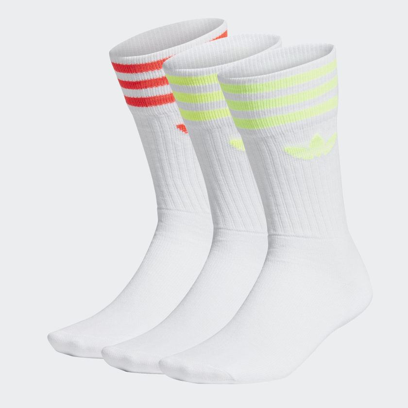 Adidas Solid Crew Sock 3 Pairs