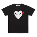 Red Play Comme des Garçons T-Shirt (Black/White)