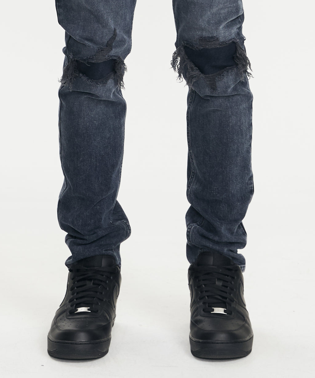 Ksubi Chitch Blue Kolla Slashed