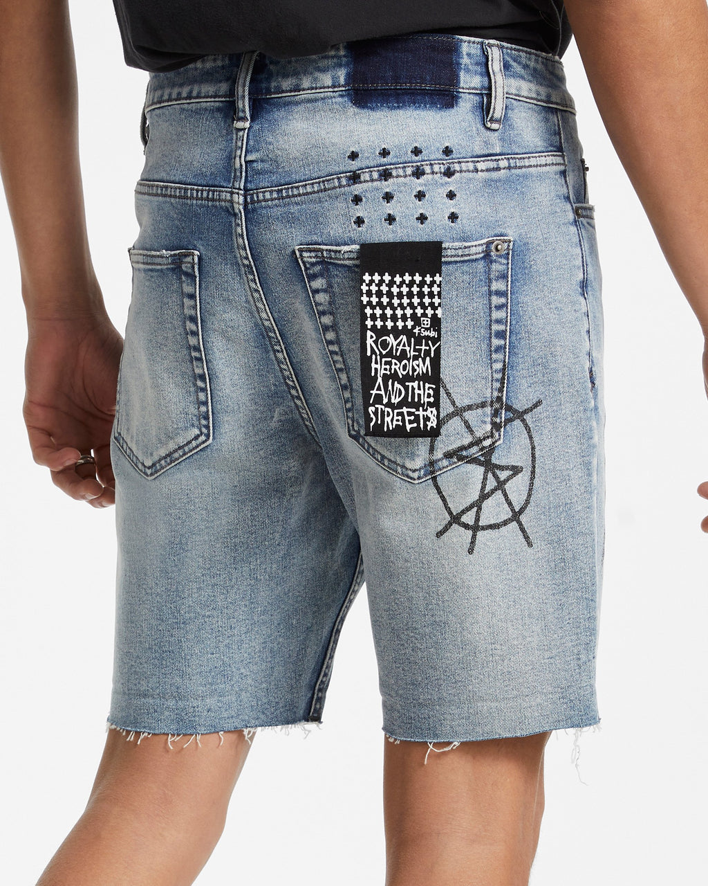 Ksubi Chopper Short Nowhere Punk Blue