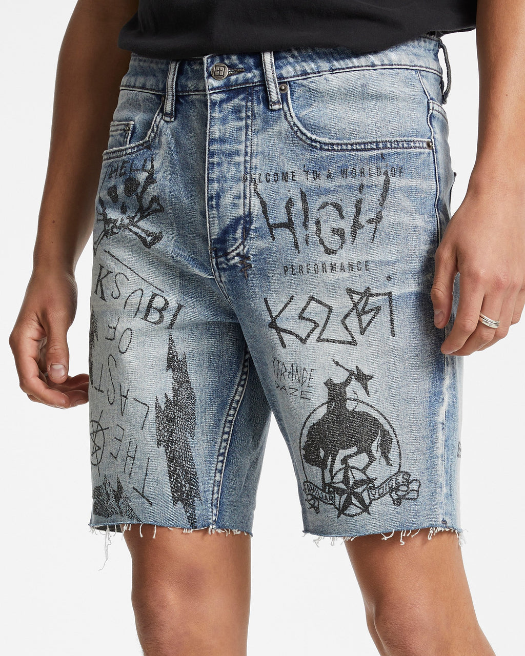 Ksubi Chopper Short Nowhere Punk Blue
