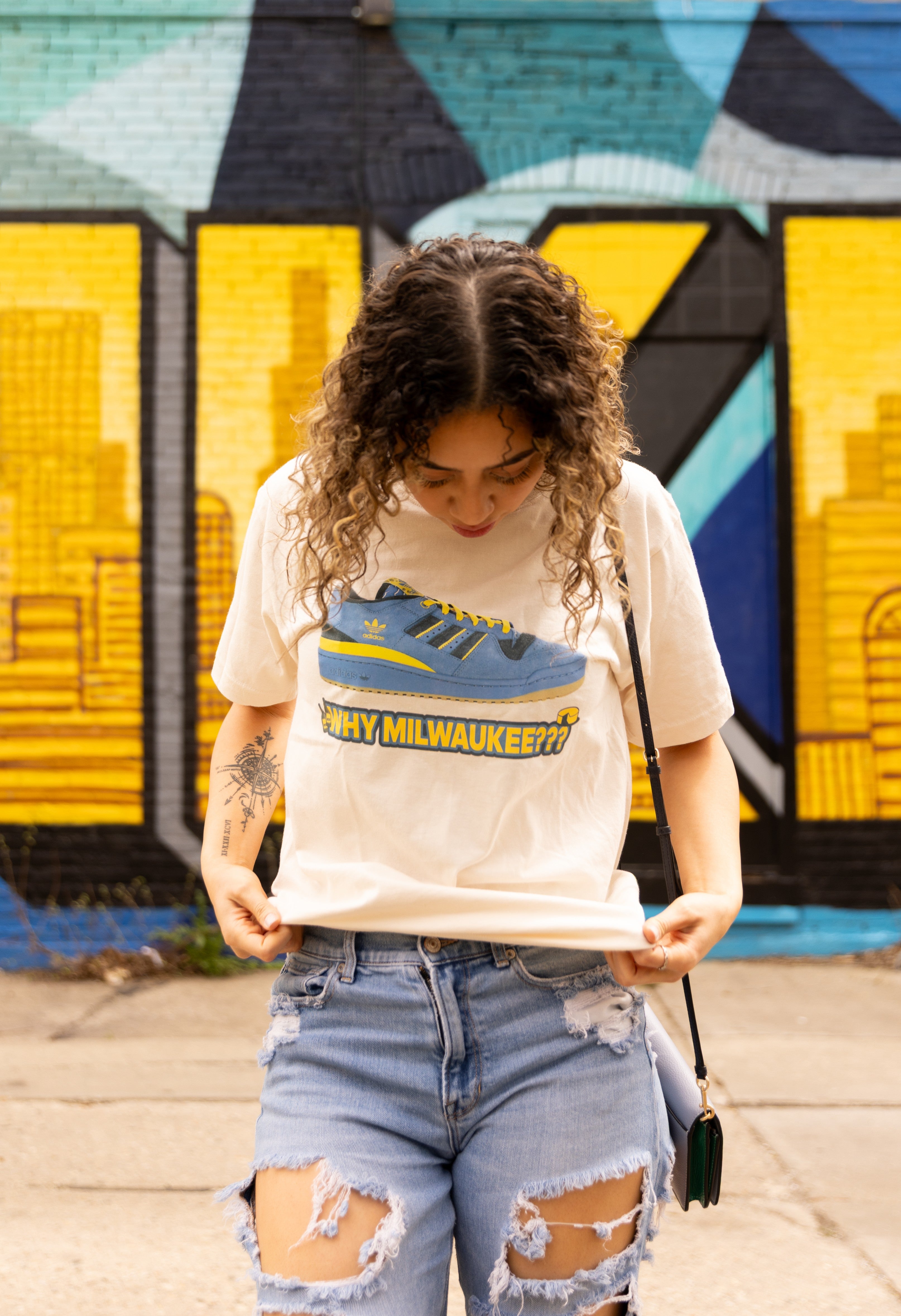 Adidas "why milwaukee" tee