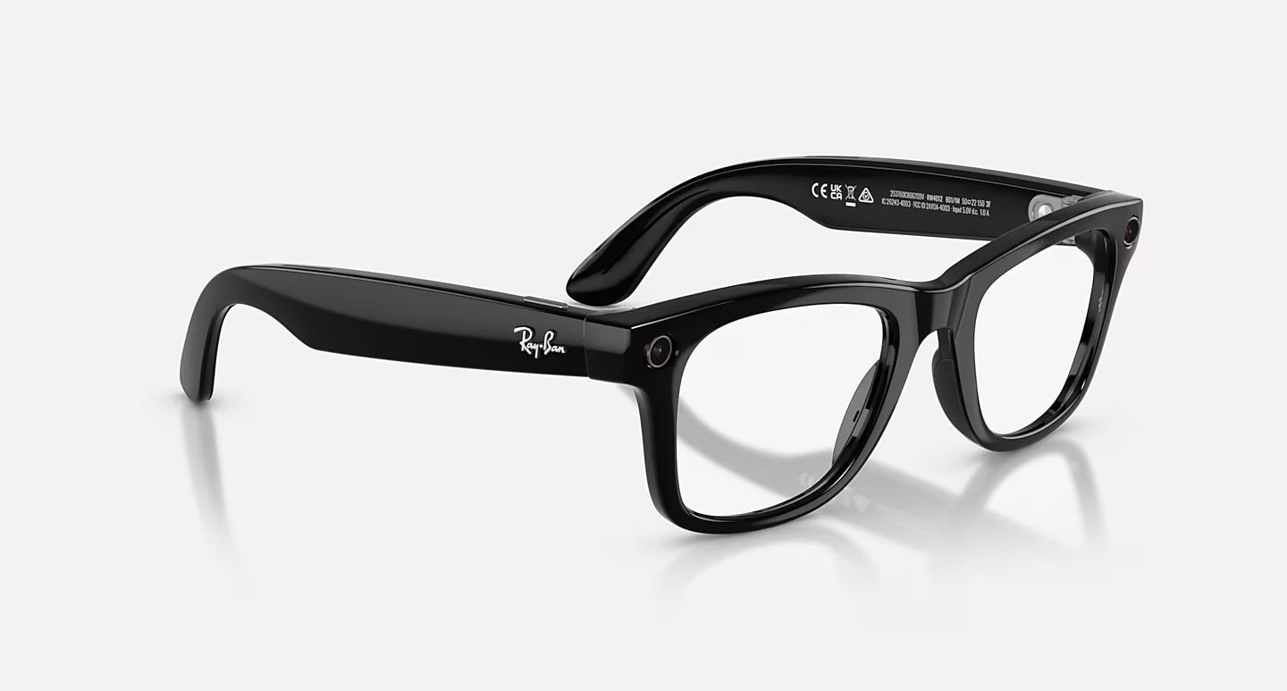 ray-ban meta  2.0 'shiny black'