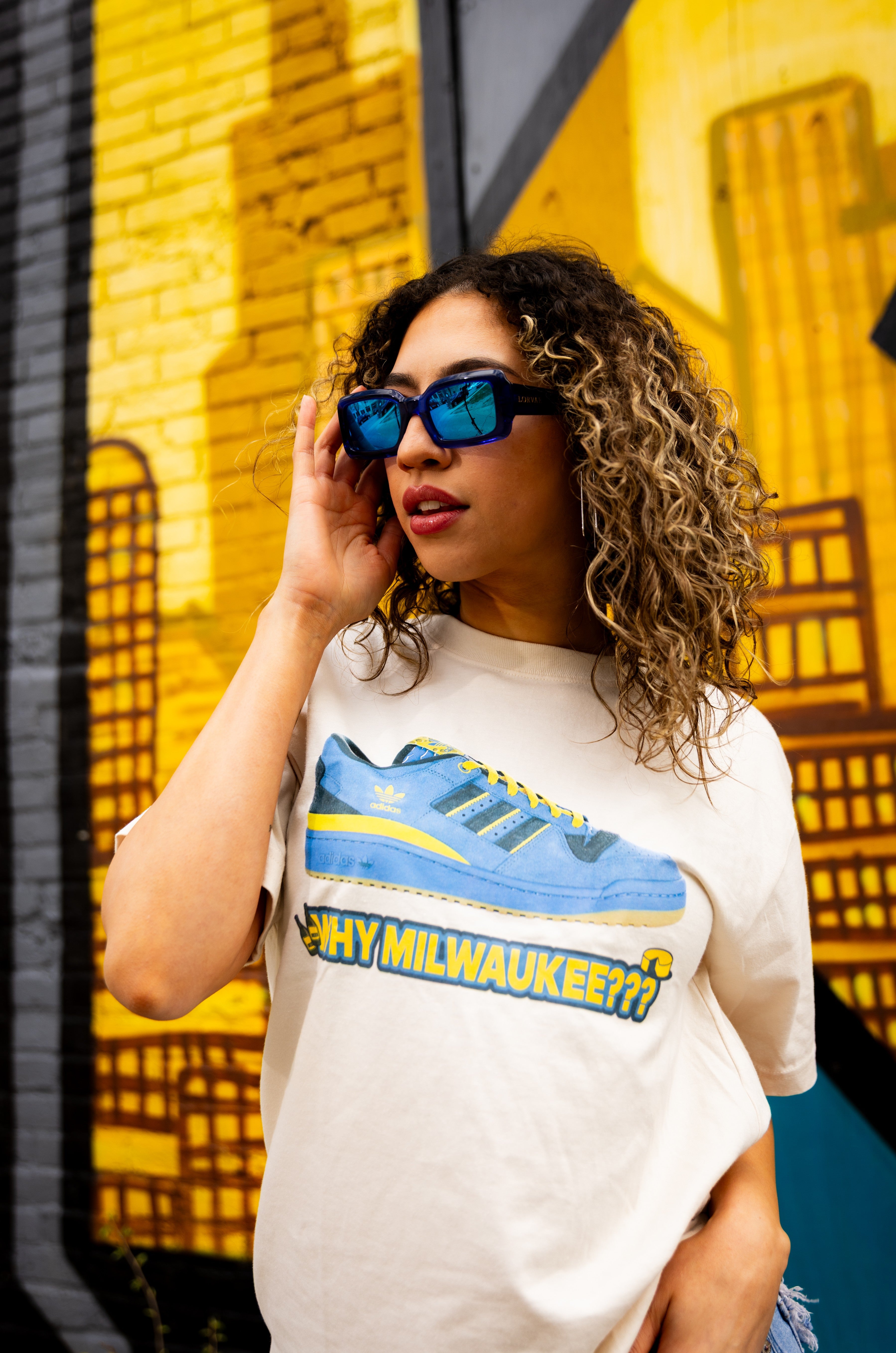 Adidas "why milwaukee" tee