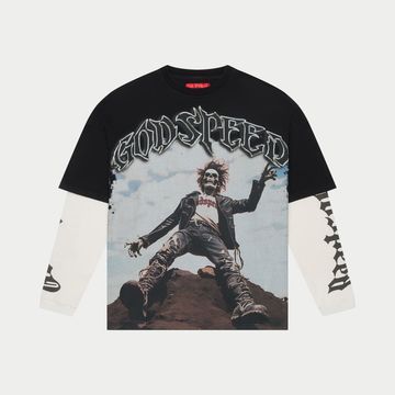God Speed 'layered tee'