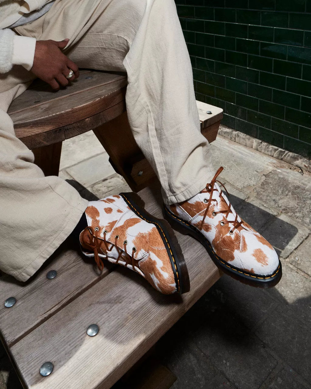 Dr. Martens Church (Cow Print)