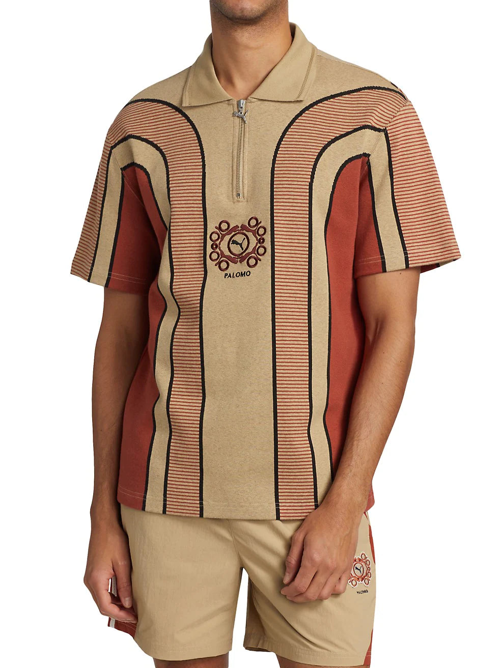 Puma x Palomo Striped Polo Shirt
