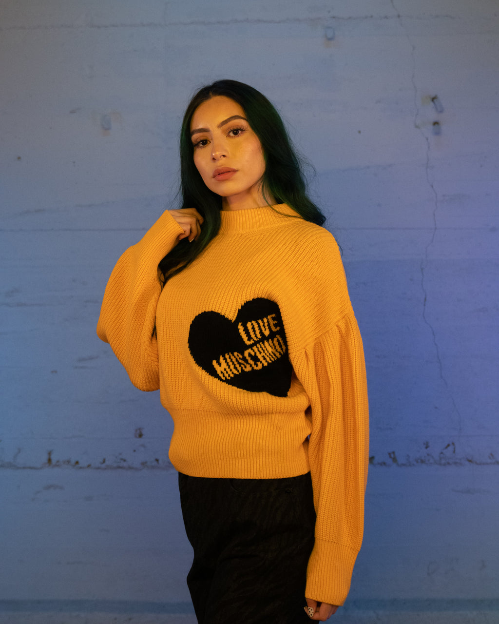 Love Moschino Ribbed Sweater