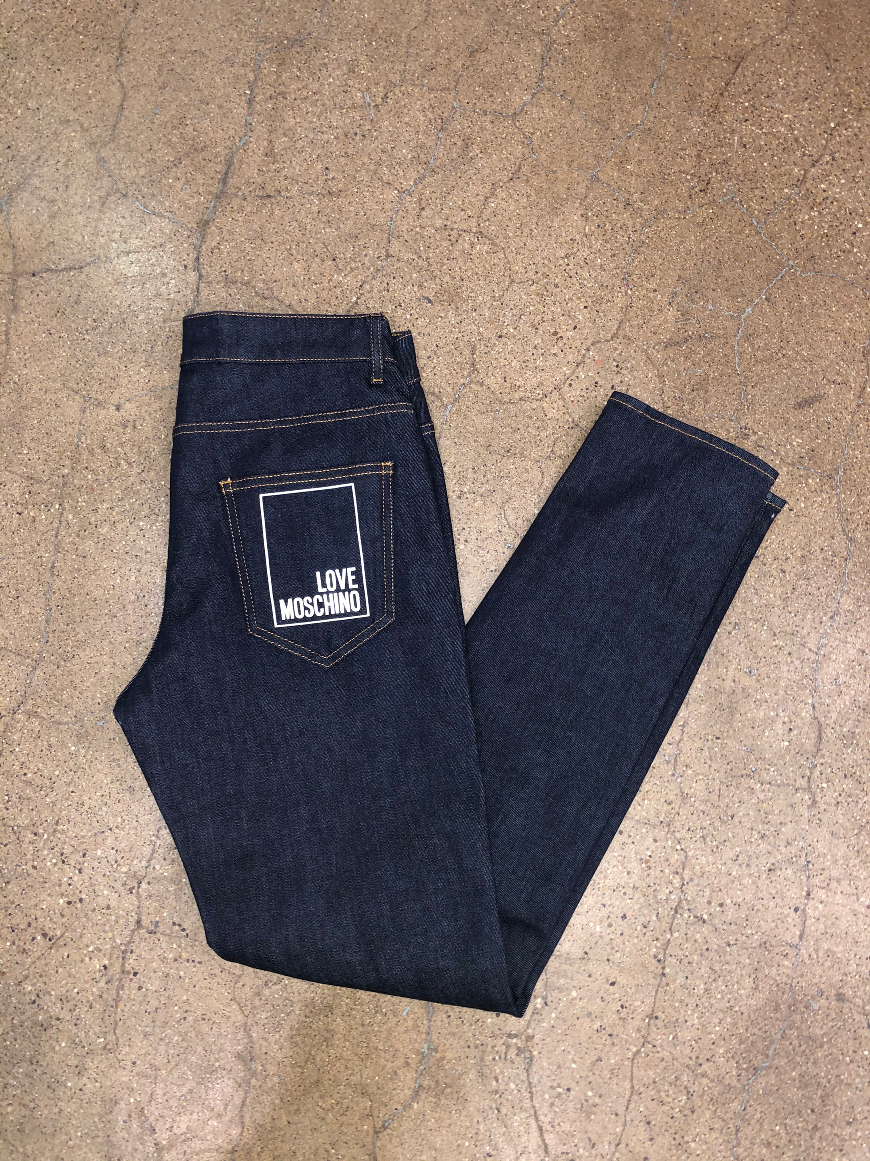 Love Moschino Box Logo Jean