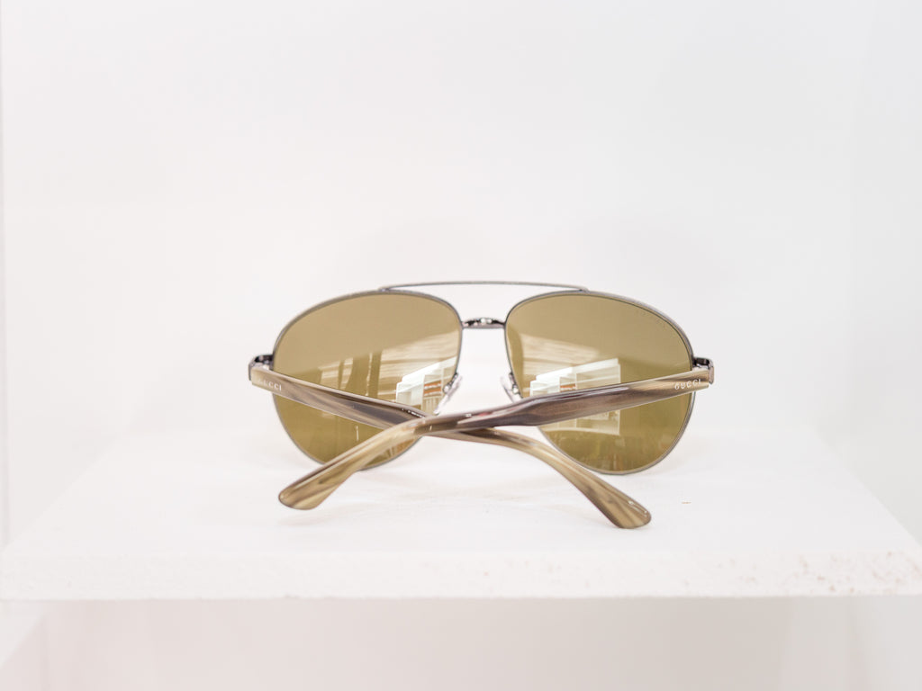 Metal Aviator Sunglasses