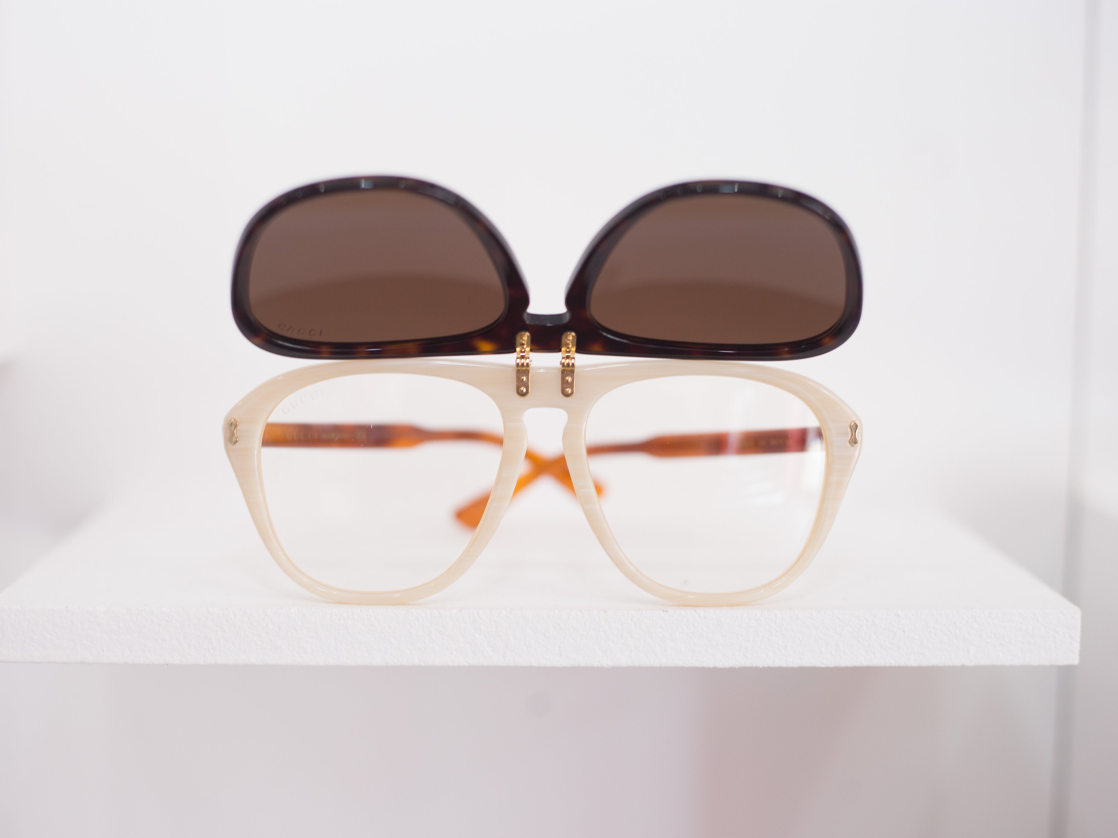 Acetate Aviator Double Frame Sunglasses