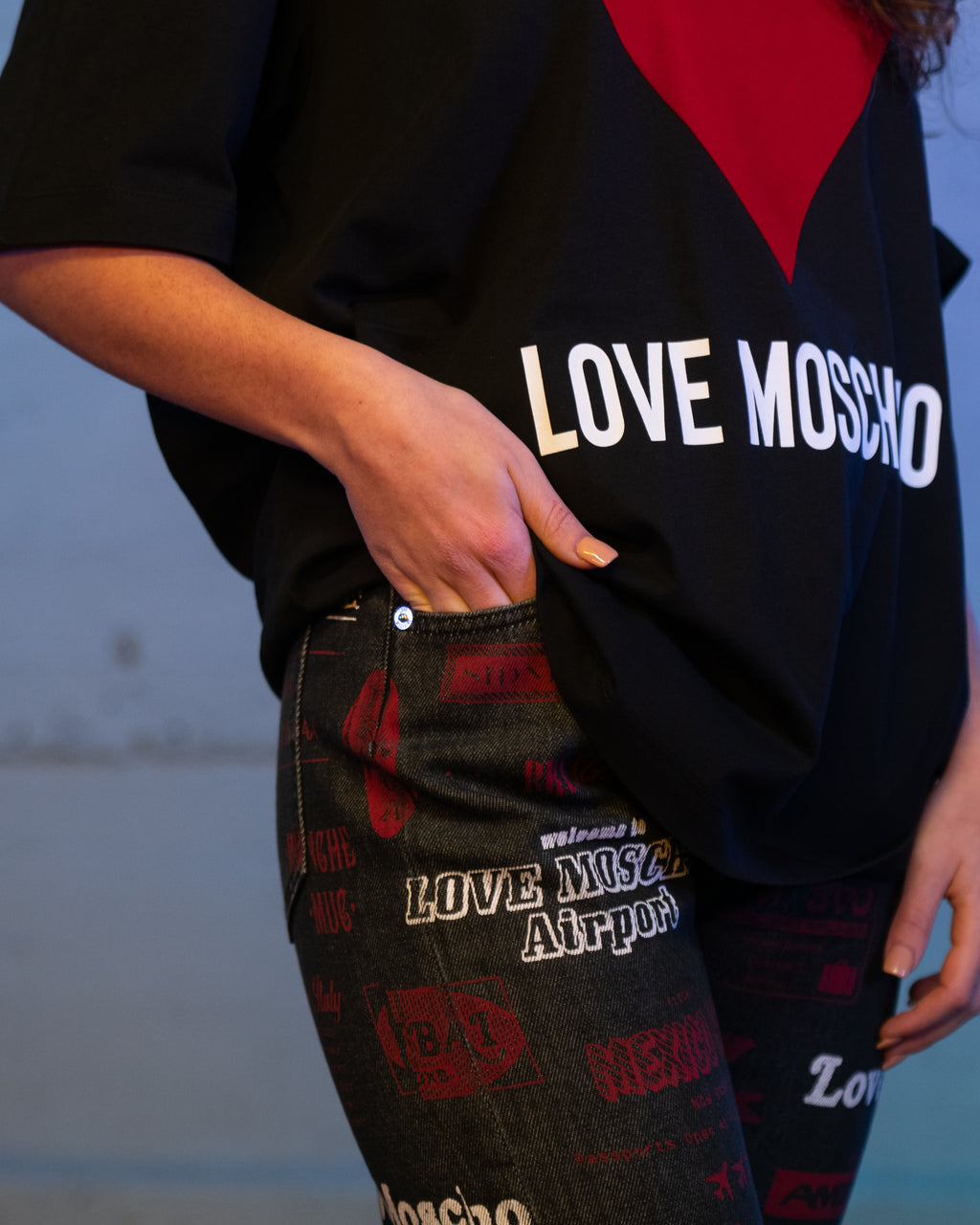 Love Moschino Heart Tee