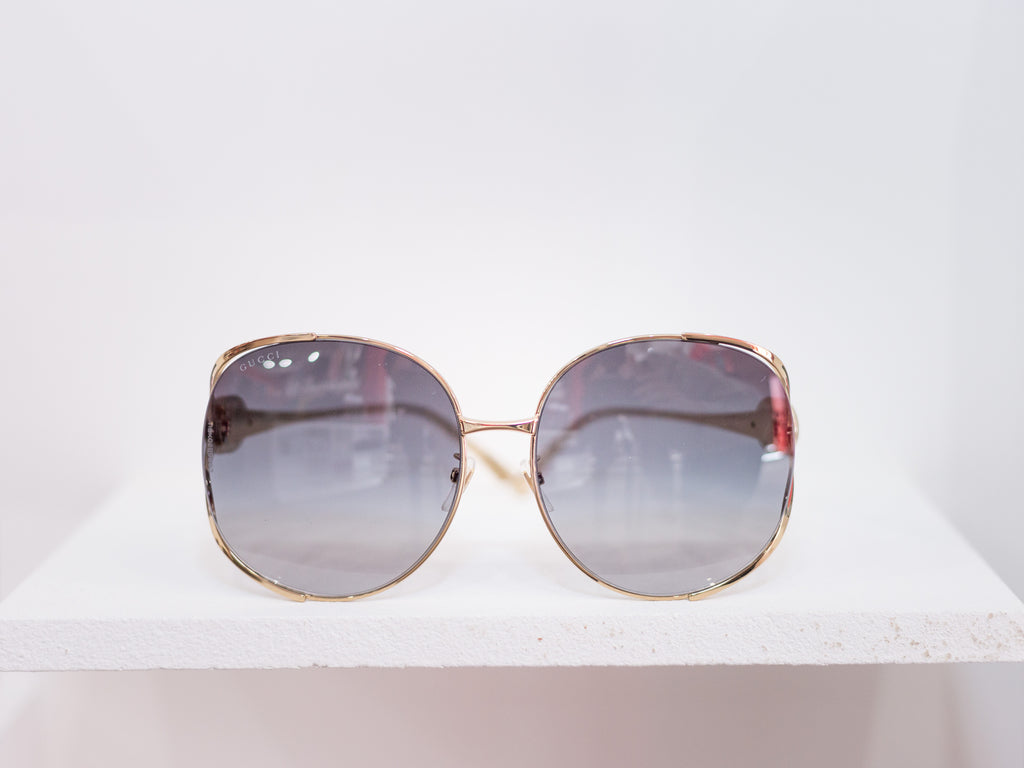 Women's Metal Round Sunglasses