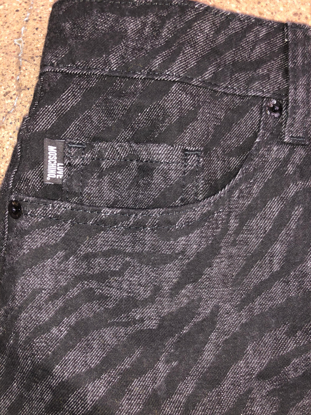 Love Moschino Tiger Print Jeans