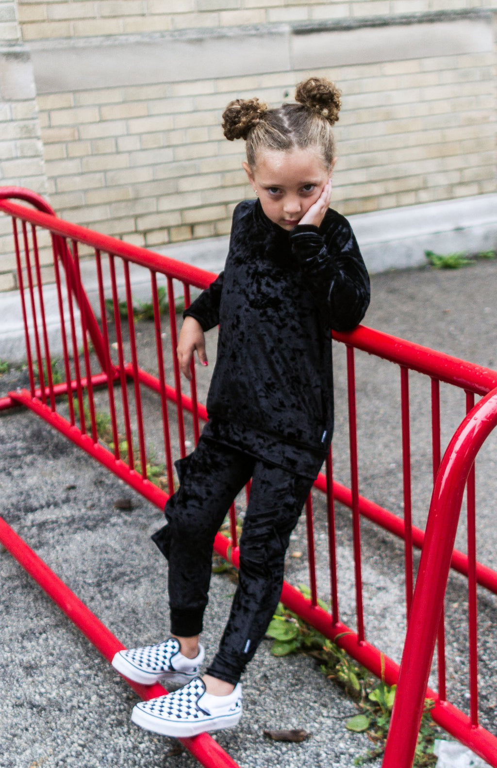 Black Velvet If You Please Crushed Velvet Hoodie