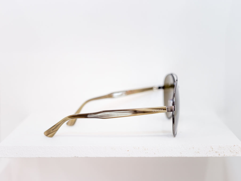 Metal Aviator Sunglasses