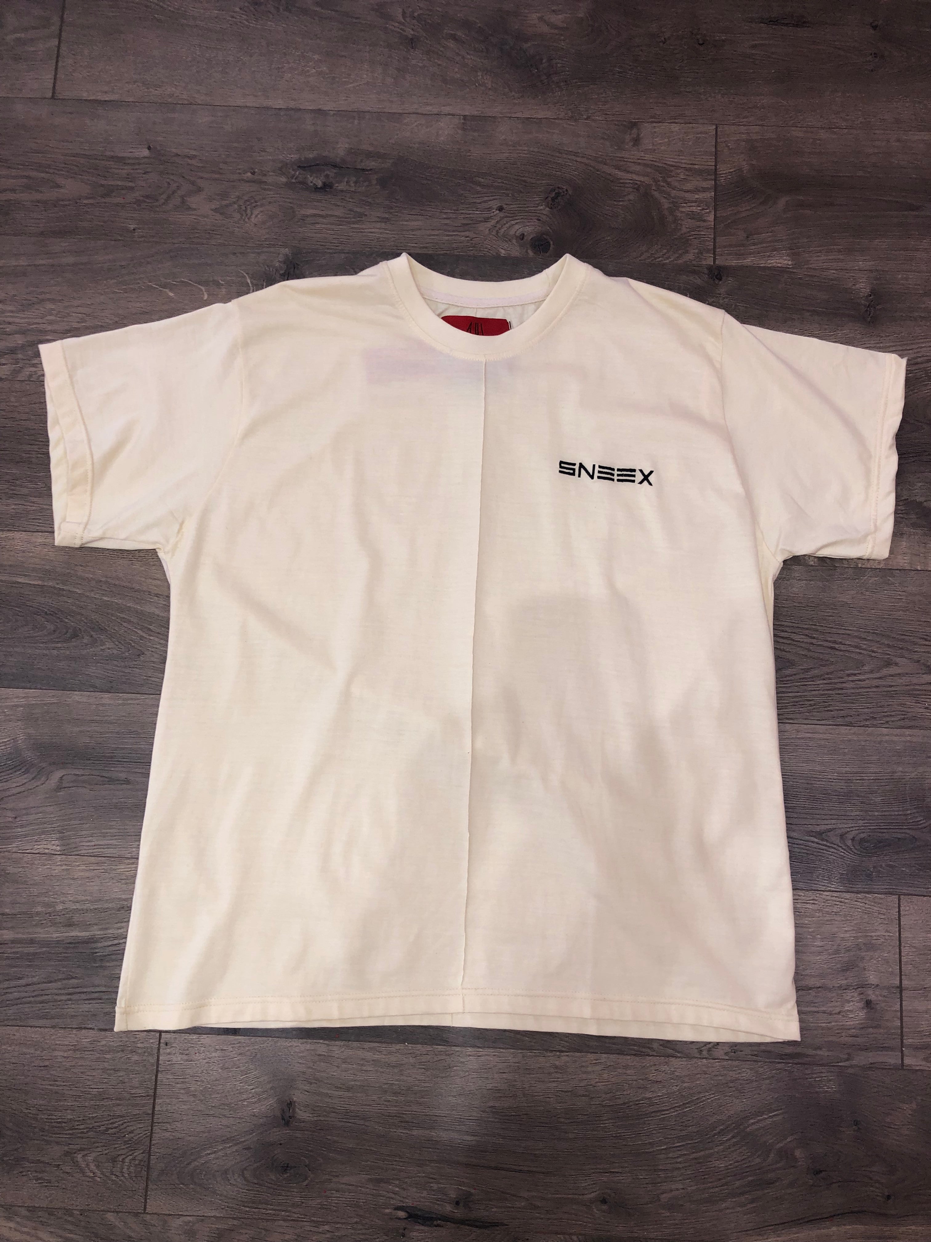 Sneex x AULBLACK Logo Tee - Cream