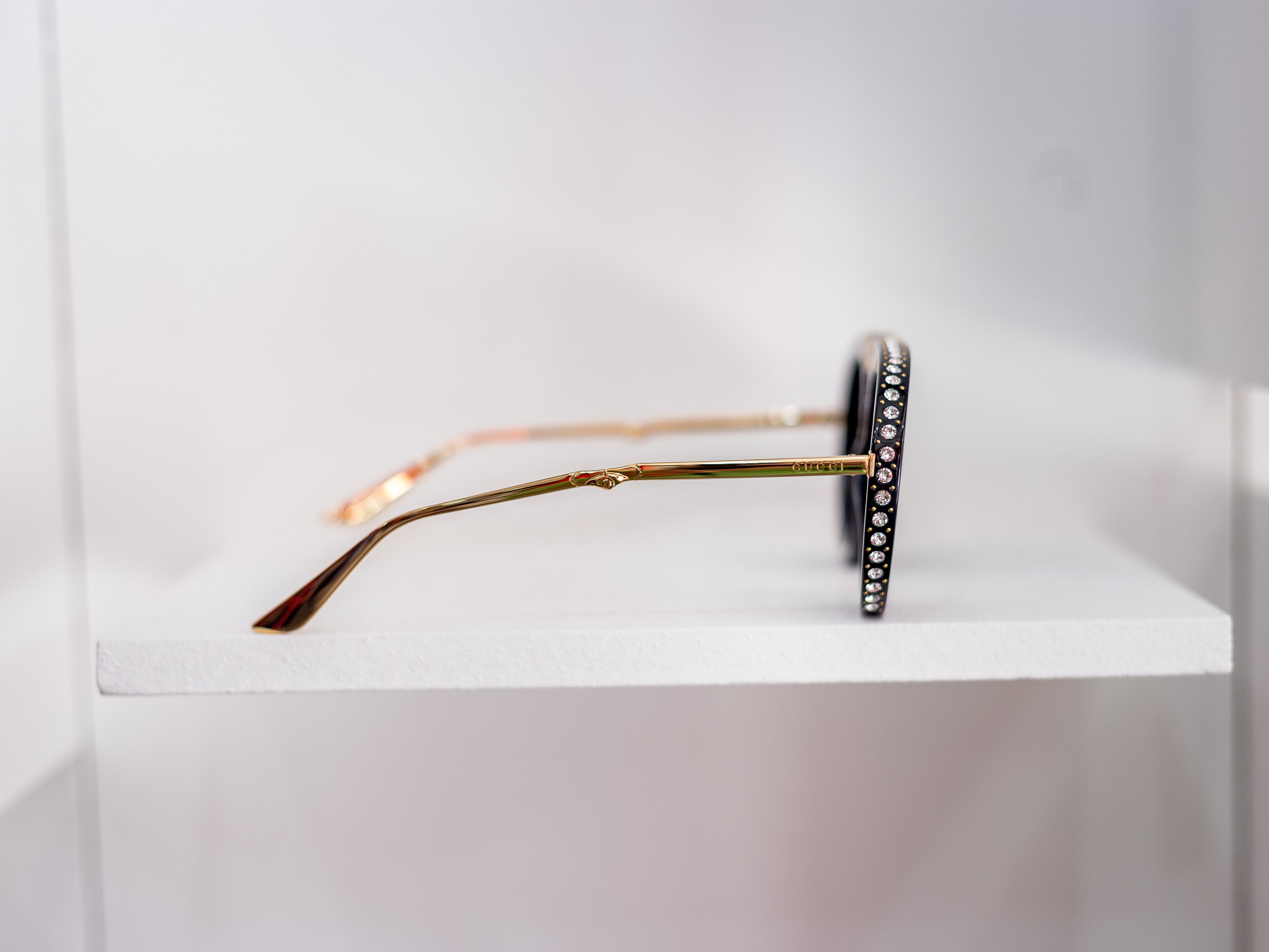 Women's Acetate Swarovski Crystal Aviator