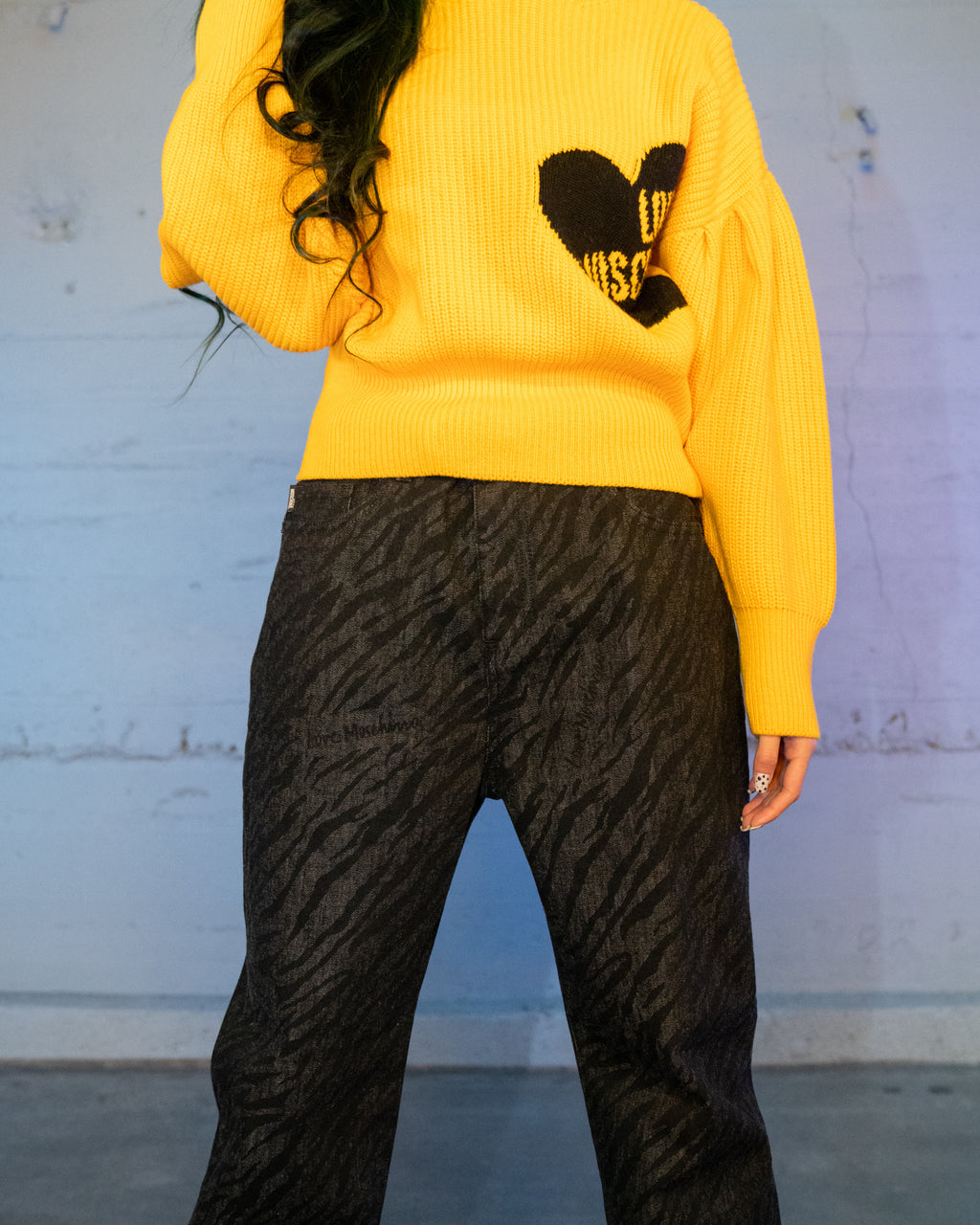 Love Moschino Ribbed Sweater