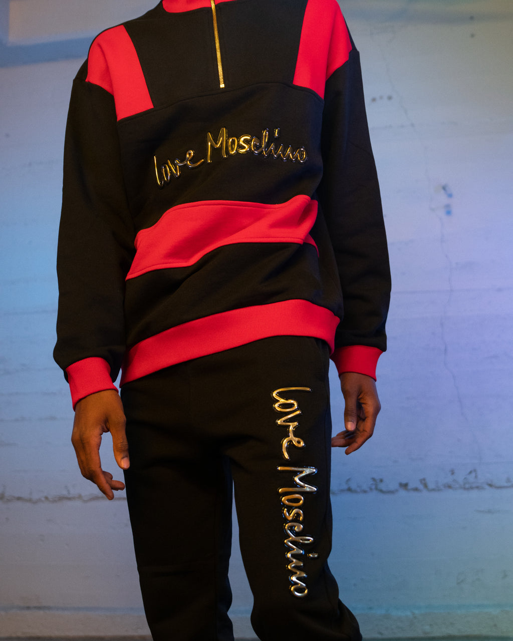 Love Moschino Half Zip Sweater