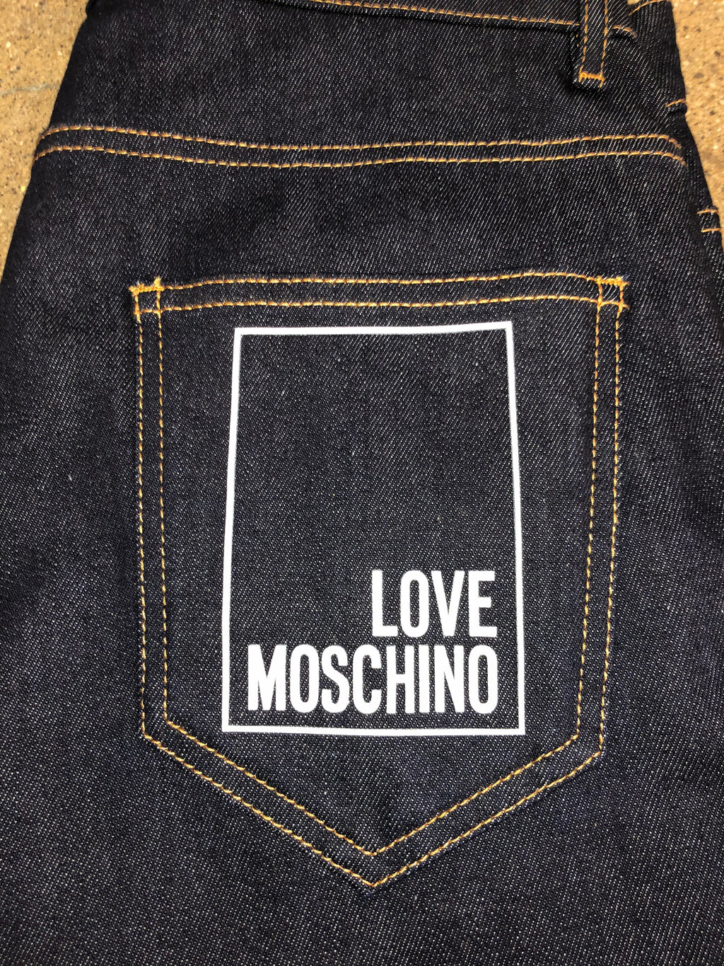 Love Moschino Box Logo Jean